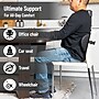 Mind Reader Memory Foam Back Cushion Lumbar Support Pillow with Air-Cloud Technology, Black (LUMBACK-BLK)~#|#~880F94FB-2389-4997-AF171F779B547D3F_sc7