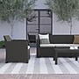 Flash Furniture Seneca Faux Rattan Chair, Sofa and Table Set, Dark Gray, 4/Set (DADSF113TDKGY)~#|#~88116CD1-7D21-48FB-AC20542279C275B9_sc7