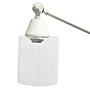 Lalia Home Studio Loft Swing Arm 55.5" White Floor Lamp with Clear Glass Cylindrical Shade (LHF-5021-WH)~#|#~8812510A-5BAC-4659-B08CAF542C40E66F_sc7