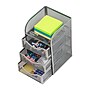 Mind Reader 4-Compartment Metal Desk Organizer, Silver (MESHMINI-SIL)~#|#~881311ED-EAA5-4FBD-A5B244DD0FB0CDB0_sc7