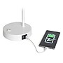Simple Designs Sleek Essentials LED Desk Lamp, 16", with USB Ports, White (LD1071-WHT)~#|#~88191574-676A-4853-A8BB05FD5D219EAC_sc7
