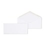 Staples Gummed #10 Business Envelopes, 4 1/8" x 9 1/2", White, 125/Box (235234N)~#|#~881ABB6D-1E1E-43AB-A58109CCDF026BB4_sc7