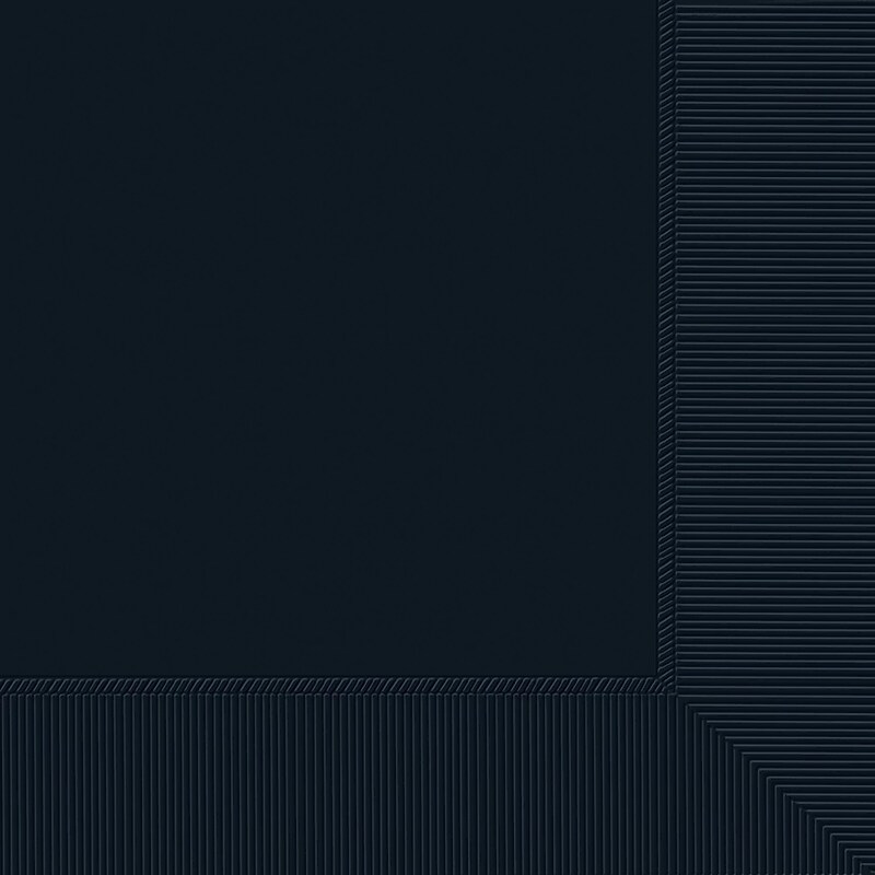 Party City Lunch Napkin, 2-Ply, Black, 40/Pack (AM61211-10-ST) image 1