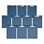 Davis Group Premium Polypropylene Clipboard, Letter Size, Navy Blue, 10/Pack (4511-72-10)~#|#~88234B8F-1167-4828-8D558B33EAB2C9CF_sc7