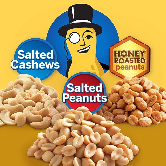 Planters Salted Nuts Variety Pack, 24 Packs/Carton (220-00423