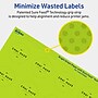 Avery Laser/Inkjet Multipurpose Circle Labels, 1.5" Dia., Bright Green, 800/Pack (94506)~#|#~88269D2F-0AEA-4607-97649C629C165AE9_sc7