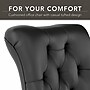 Bush Furniture Key West 54"W Computer Desk with Storage and Mid-Back Tufted Office Chair, Dark Gray Hickory (KWS020GH)~#|#~88271EF8-B4AE-4D23-9E9210B7D22A7FBE_sc7