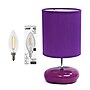 Simple Designs 10.24" LED Table Lamp, Purple (LT2005-PRP-LB)~#|#~882948A2-61C4-40D9-8E36E46FFE0B7EC3_sc7