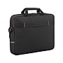 Solo ACE Laptop Briefcase, Black/Orange Polyester (UBN106-4)~#|#~882C61F0-E05E-4778-9F1C4094D9854B7E_sc7