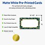 Avery Gold-Teal Berries Matte Blank Card, White, 80/Pack (S00-FEZ)~#|#~882F5937-6283-412A-B9D5B507FE9C2499_sc7