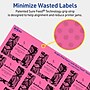 Avery Laser/Inkjet Rectangle Multipurpose Labels, 2" x 2-5/8", Bright Pink, 1200/Box (94235)~#|#~8831200C-49C1-4607-8FC751D7CB5F4966_sc7