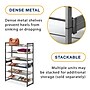 Whitmor 3-Tier Stacking Shoe Rack, Gunmetal (6905-8770-BB)~#|#~8836A5F2-32E4-4297-AA5FA3C3FE8780BC_sc7