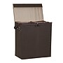 Household Essentials Collapsible Double Laundry Hamper with Lid, Brown (HH5614)~#|#~883A5BFC-AA2D-495C-9C2C29EE8870D53B_sc7