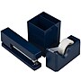JAM PAPER Desk Trio Pack, Navy Blue, Stapler, Tape Dispenser & Pen Holder, 3/Pack (337841nas)~#|#~8845E5BA-9F21-4CCD-B5301339614EE5A2_sc7