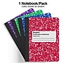 Staples 1-Subject Composition Notebook, 7.5" x 9.75", College Ruled, 100 Sheets, Color chosen at random (ST55063C)~#|#~88478BEC-610F-4061-B1EEB0FDEBBF3CE9_sc7