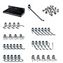 Triton Products DuraHook 12" W x 6" D Black Steel Pegboard Shelf, 36 Hooks (76126BK-36)~#|#~88480115-FDE3-498B-89C89B6AE27FE7E7_sc7