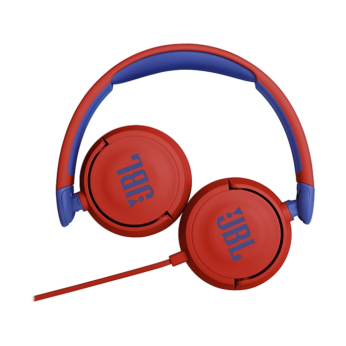 JBL JR310 On-Ear Headphones, Red (JBLJR310REDAM) | Staples