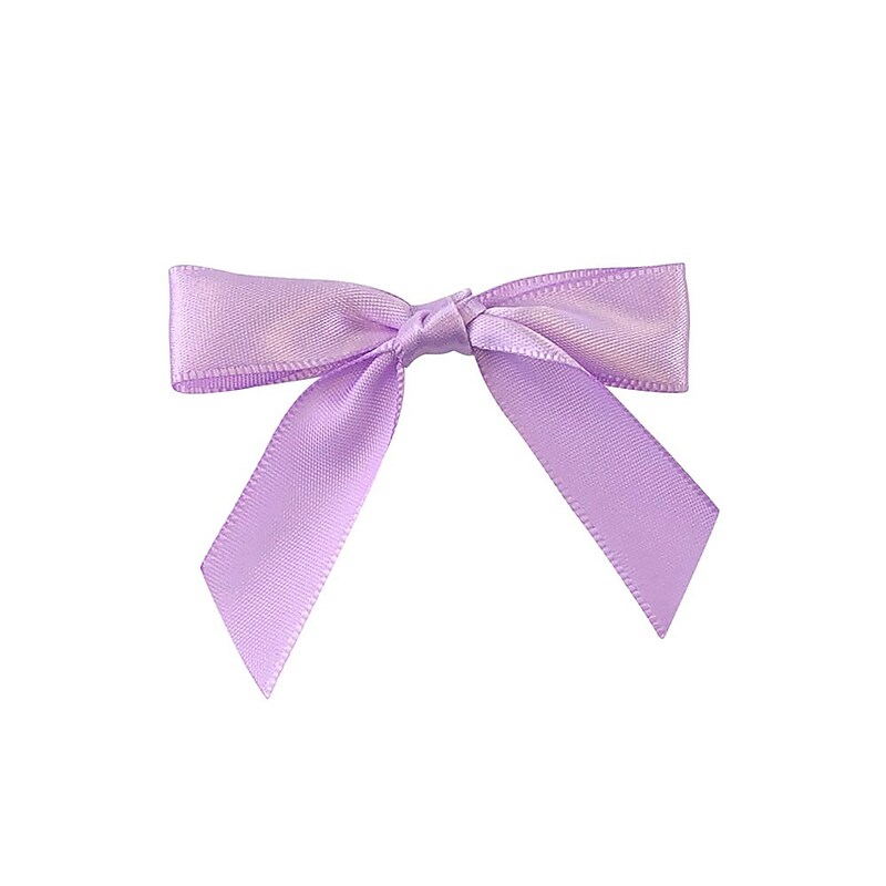 JAM Paper Satin Bows, Orchid Purple, 100/Pack (52640349179) image 1