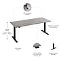 Bush Business Furniture Move 60 Series 72"W Electric Height Adjustable Standing Desk, Platinum Gray/Black (M6S7230PGBK)~#|#~88521CA2-7F8A-4F13-AFAA3E12B06CADBB_sc7