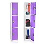 AdirOffice 72'' 3-Tier Purple Storage Locker, 2/Pack (629-203-PUR-2PK)~#|#~88544AEC-BD26-479C-8A2C3D114E1A8231_sc7