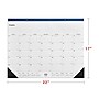 2024-2025 Staples 22" x 17" Academic Monthly Desk Pad Calendar, Navy  (ST59497-23)~#|#~885815B6-9FBC-4954-B8D24460657D7292_sc7