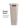 Mind Reader 10.57-Gallon Laundry Hamper with Lid, Plastic, Ivory (40HAMP-IVO)~#|#~88584B62-6FE4-4362-B20960F68FE1A986_sc7