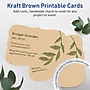 Avery Integrated Cards, 6" x 9", Matte Kraft Brown, 25/Pack (95354)~#|#~885A6AA8-2D33-4E1C-A9FEFC99369FD0EC_sc7