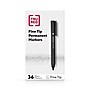 TRU RED™ Permanent Marker, Fine Tip, Black, 12/Pack (TR54533-CC)~#|#~885DBBFD-1244-4A89-A613550BE5361427_sc7