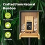 Birdfy Feeder Bamboo Mini with Camera, Solar Panel and Free AI Lifetime Subscription, Black & Brown (EPPAMBNI8412110)~#|#~885DDF9E-FE4A-426A-B8A60872F2E0FE13_sc7