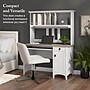 Bush Home Salinas Small Computer Desk with Hutch, Shiplap Gray/Pure White (MY72808-03)~#|#~885E7055-1765-4E49-83E780ECFE78A2C4_sc7