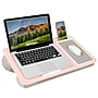 LapGear Home Office 21.1" x 12" PVC/Polystyrene Lap Desk, Blush Pink/Carbon (91584)~#|#~8861839D-3901-4D1F-9095CD0137640C32_sc7