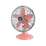 Good Housekeeping Oscillating Desk Fan, 3-Speed, Silver/Salmon (92610)~#|#~88624391-6834-46C2-A6688FD96CD42BB7_sc7