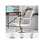 Martha Stewart Taytum Ergonomic Faux Leather Swivel Office Chair, White (CH142370WHGLD)~#|#~8863290B-2411-420C-B07AE8BA6BE9EB60_sc7