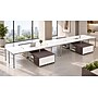 Boss Office Products Simple System 60"W Desk with Storage Cabinet, White, 8/Set (SGSD026-101-WT)~#|#~8863869D-A82E-4491-B2E66557F5BD8055_sc7