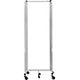 National Public Seating Robo Series 3-Panel Folding Mobile Room Divider, 72"H x 72"W, Clear Acrylic (RDG6-3CA)~#|#~8864F534-299B-44B7-9ABF5CD0DECD9C0E_sc7