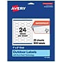 Avery Oval Laser Multipurpose Labels, 1" x 2", White, 600/Pack (19479399181)~#|#~8866DE26-97E1-4281-A5311898B8B3DD3B_sc7