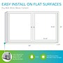 Ghent 3' H x 5' W Enclosed Recycled Rubber Bulletin Board with Satin Frame, 2 Door, Confetti (PA23660TR-CF)~#|#~8867F29B-8276-458B-A0C40A889873AE89_sc7