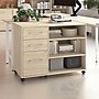 Bush Business Furniture Hustle Office Storage Cabinet with Wheels, Natural Elm (HUF140NE)~#|#~8868DA92-E367-435B-996A0FFB31059C65_sc7