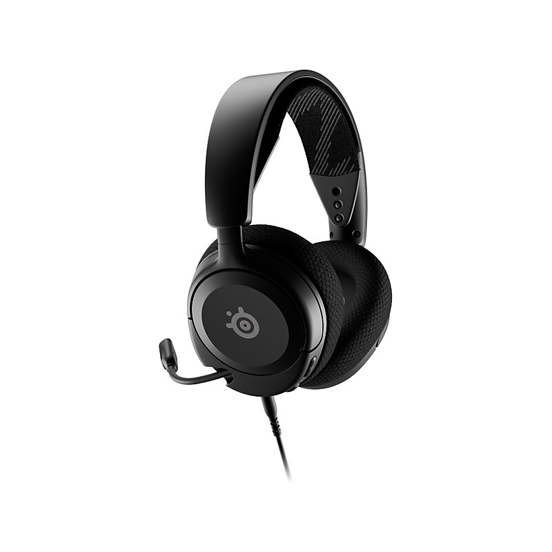 Steel Series Arctis Nova 1 Noise Canceling Surround 7.1 Gaming Over-the-Ear Headset, 3.5mm, Black (61606) image 1