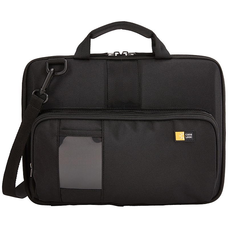 Case Logic 11.6" Polyester Water Resistant Laptop Bag, Black (3203771) image 1