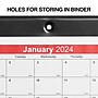 2024 Staples 11" x 8" Wall Calendar, White/Black (ST12949-24)~#|#~8877BA13-AD07-4EB2-84C4C0400D386EEC_sc7