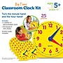 Learning Resources Classroom Clock Kit, Learning to Tell Time Manipulative, Yellow, 25 Pieces (LER2102)~#|#~887B359F-EE6C-441B-BAE5FB7FE8215F0E_sc7
