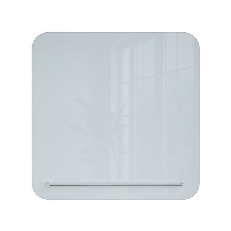 U Brands Magnetic Glass Dry-Erase Board, 35" x 35" (4848U00-01) image 1