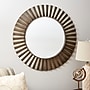 Household Essentials 37" Round Metal Frame Decorative Sunburst Wall Mirror, Bronze (HH2370-1)~#|#~88837010-96F8-4C1C-A714BE237C1863AF_sc7