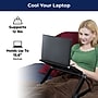Uncaged Ergonomics WorkEZ Adjustable Aluminum Laptop Lap Desk Cooling Stand, Light Black (WELB)~#|#~88875E00-921F-4076-85708819F54BFFCC_sc7