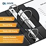 Davis Group QuickFit 2" 3-Ring Standard Binders, Black, 6/Pack (88031-06)~#|#~888AE616-80C5-47A7-AB567076976ABB97_sc7