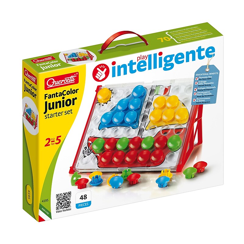 Quercetti FantaColor Junior Starter Set, 67 Pieces/Set (QRC4195) image 1