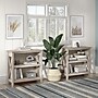 Bush Furniture Key West 30"H 2-Shelf Bookcase with Adjustable Shelf, Washed Gray (KWB124WG-03)~#|#~888E00BD-E35E-4C0C-B588747BB9E2FBD0_sc7