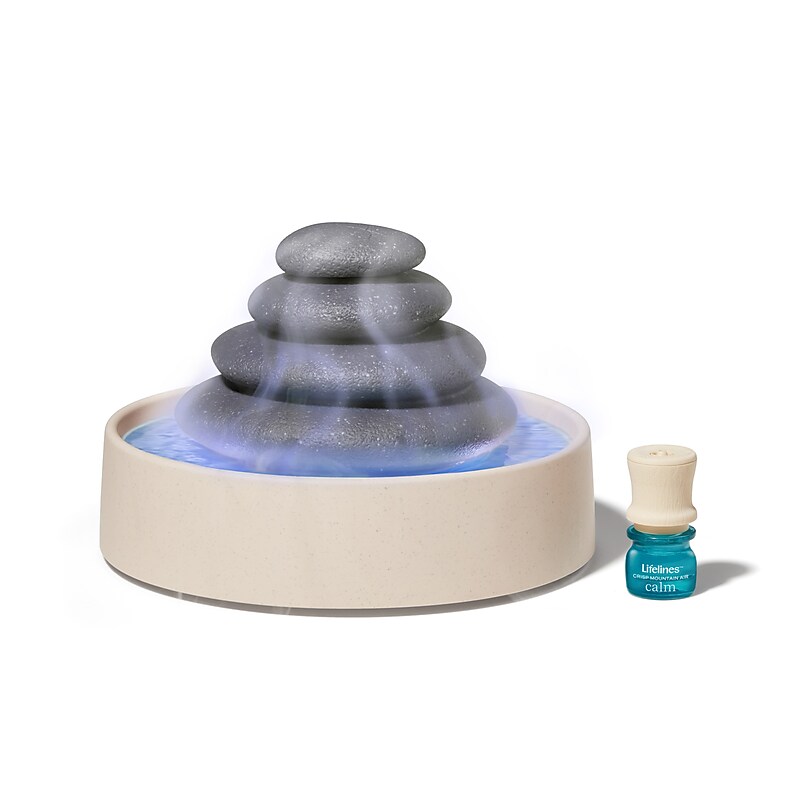 Lifelines Utrasonic Aromatherapy Essential Oil Stone Diffuser (11-1103) image 1