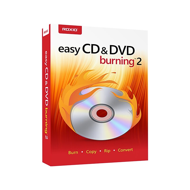 Roxio Easy CD & DVD Burning 2-for-1 User, Windows, Download (ESDRECDB2ML) image 1